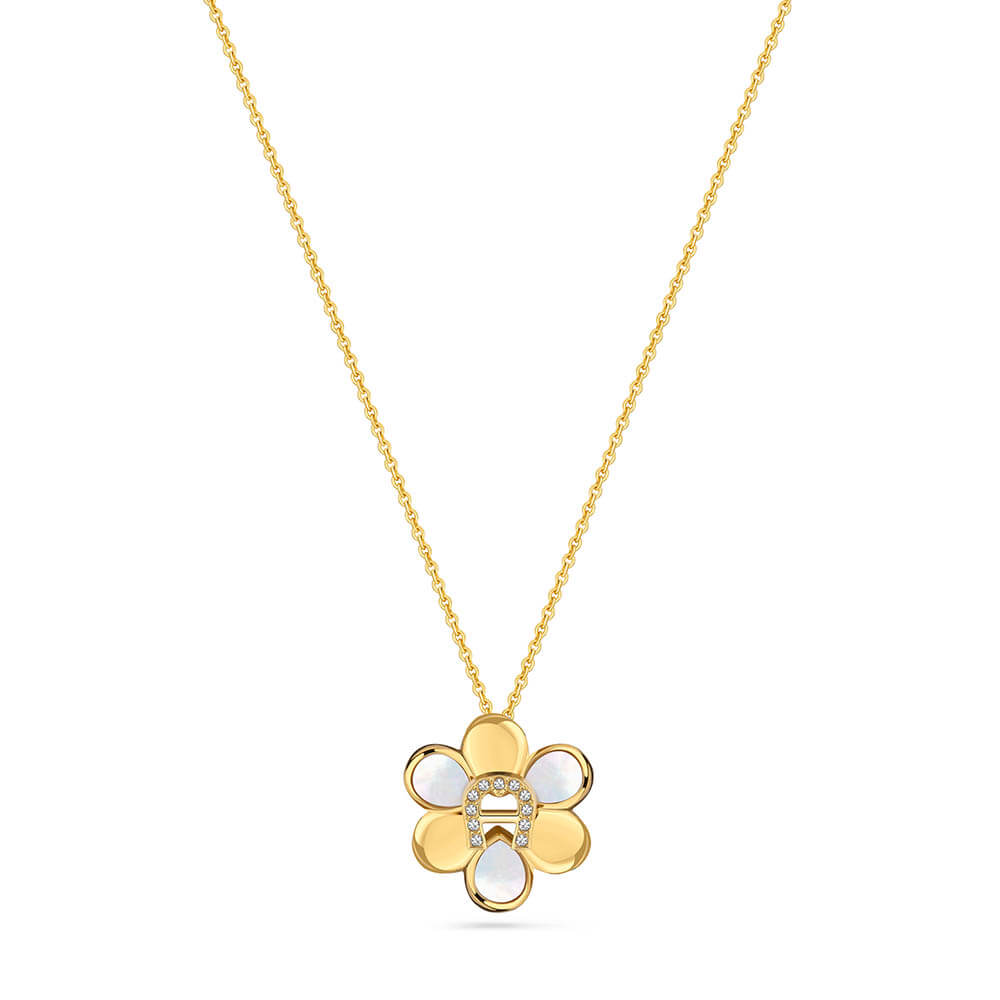 Perla gold plated necklace